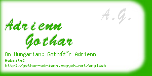 adrienn gothar business card